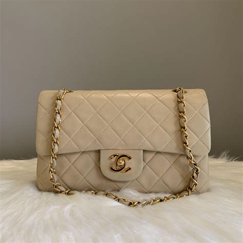 chanel beige mini flap bag|Chanel small flap bag price.